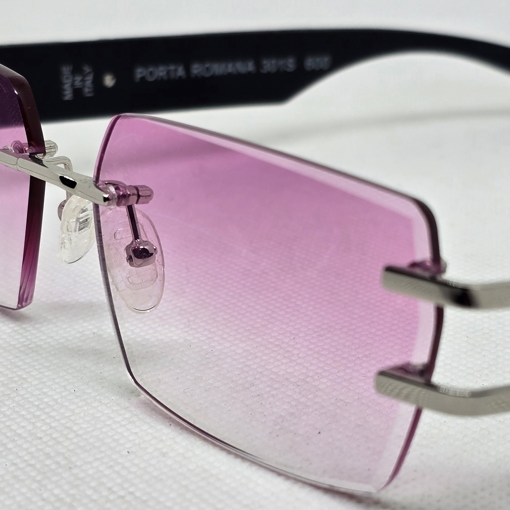 Porta Romana Sunglasses With Pink Lenses View 5